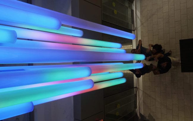 Suspended Interactive Chandelier