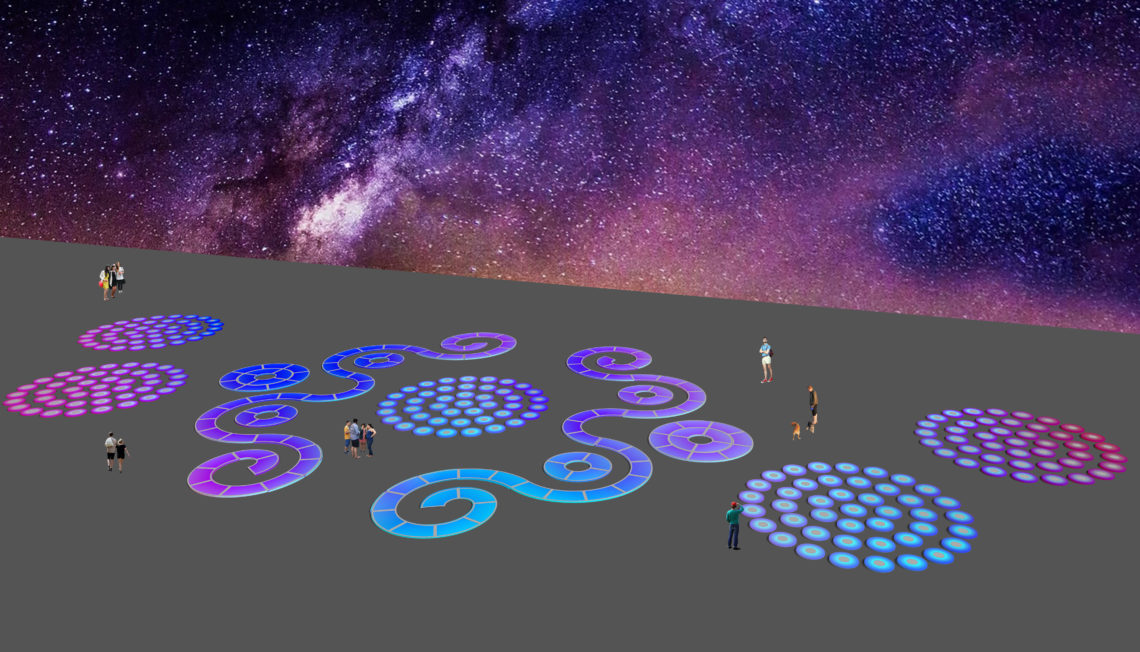 Cosmos by Jen Lewin Cosmos by light artist Jen Lewin